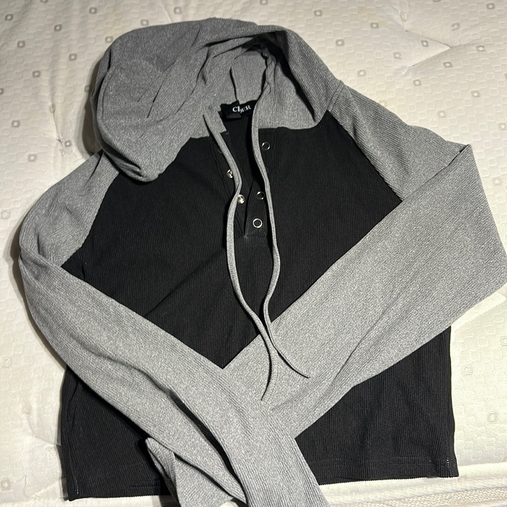 Cider XL long sleeve crop top